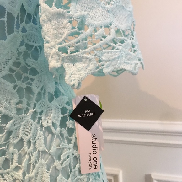 Knee high, Green Summer Dress, Crochet (NW… - Picture 4 of 6